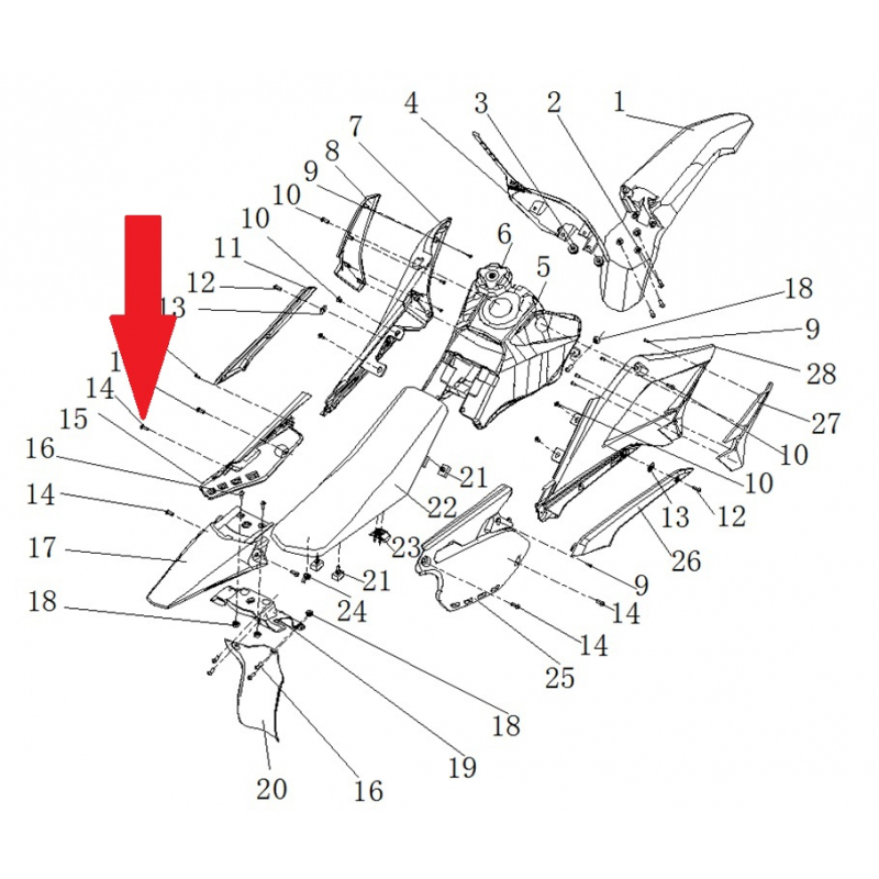 Bolt - RFN 125cc / 140cc Thunder Dirt Bike
