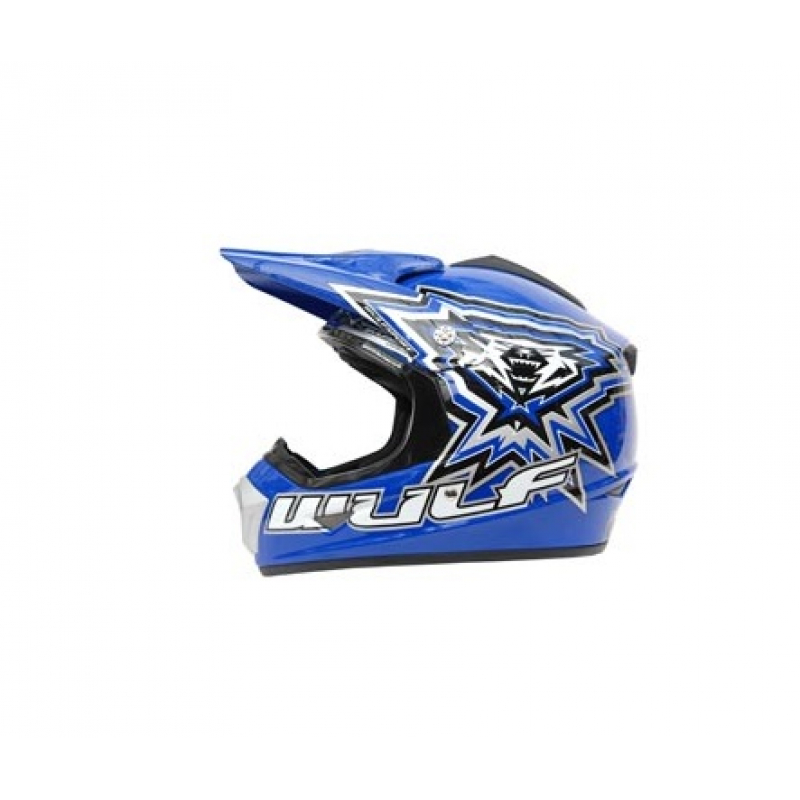 Wulfsport Cub Crossflite Helmet - Blue