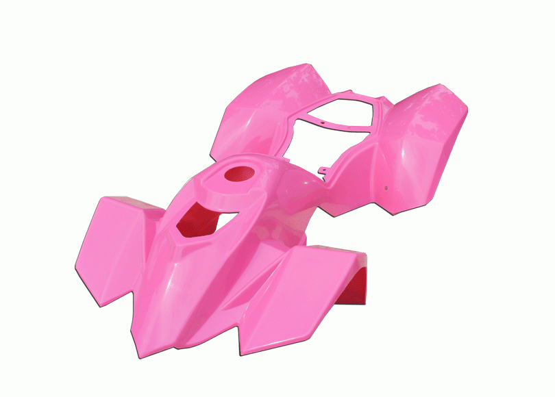 1000W Electric Quad - Puma Body Plastic Pink