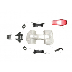 1000W Electric Quad Red Coloured Seat 