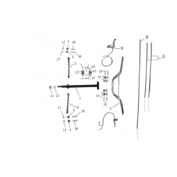 1000W Electric Quad Steering Stem