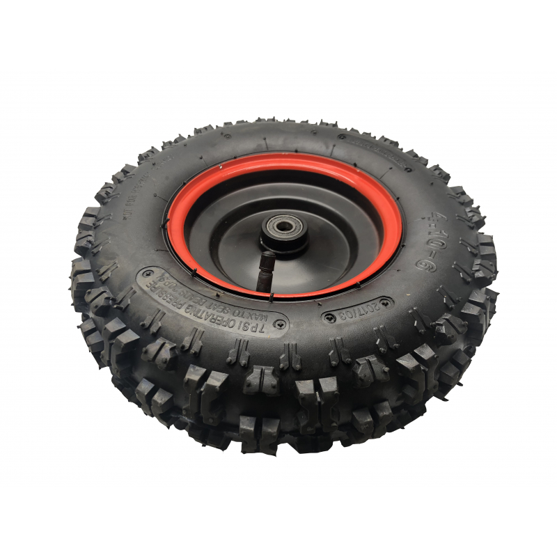 1000w Electric Quad Red Rim & Tyre (Rear)