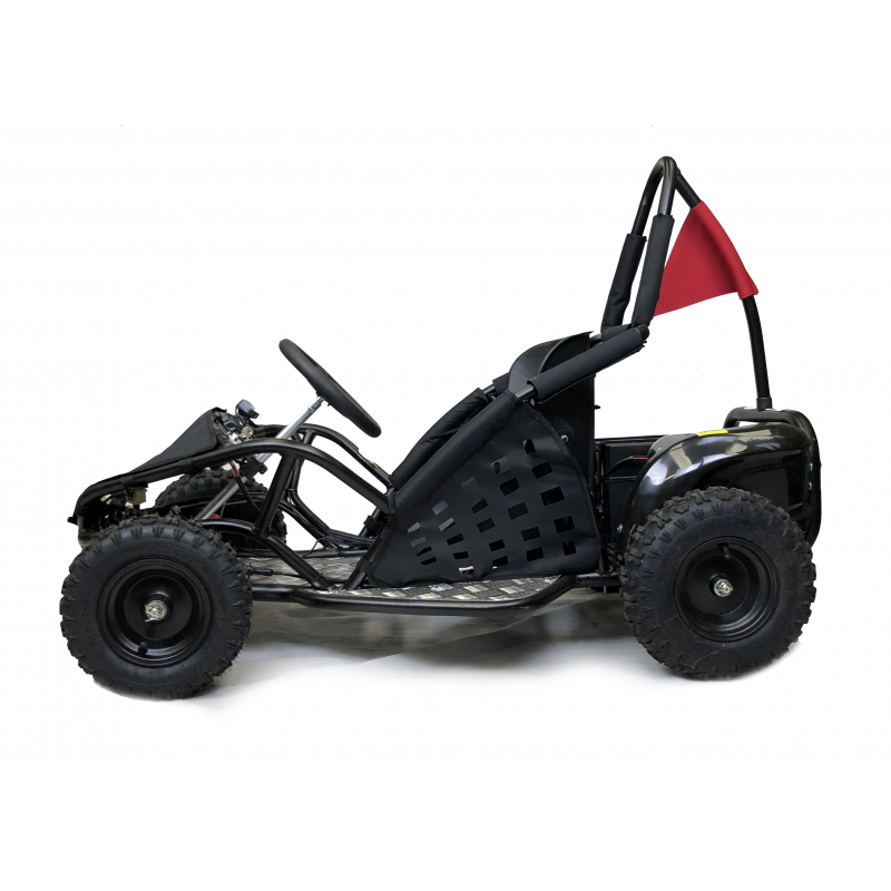 1000W Kids Electric Go Kart - Black