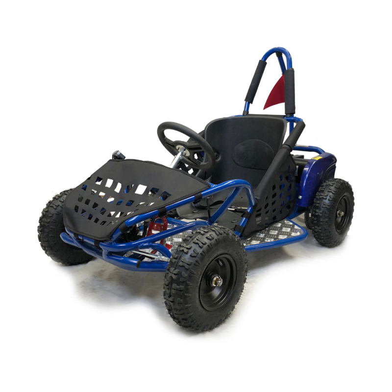 1000w Kids Electric Go Kart - Blue