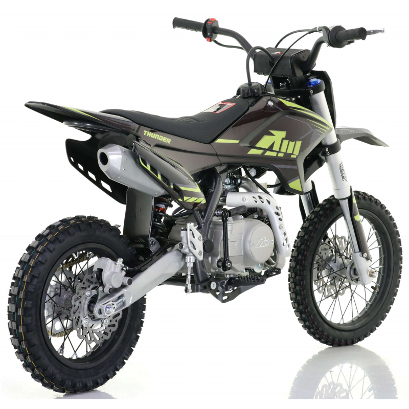110cc RFN Racing™ Thunder Pro Semi Auto Pit Bike 14/12" - Black