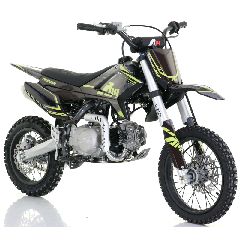 110cc RFN Racing™ Thunder Pro Semi Auto Pit Bike 14/12" - Black