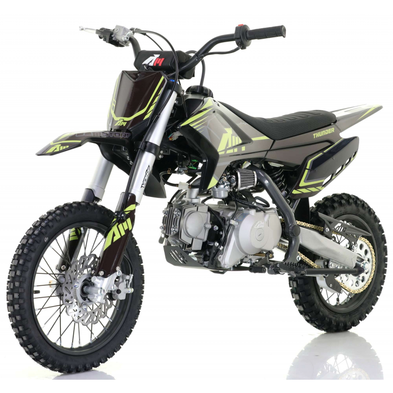 110cc RFN Racing™ Thunder Pro Semi Auto Pit Bike 14/12" - Black