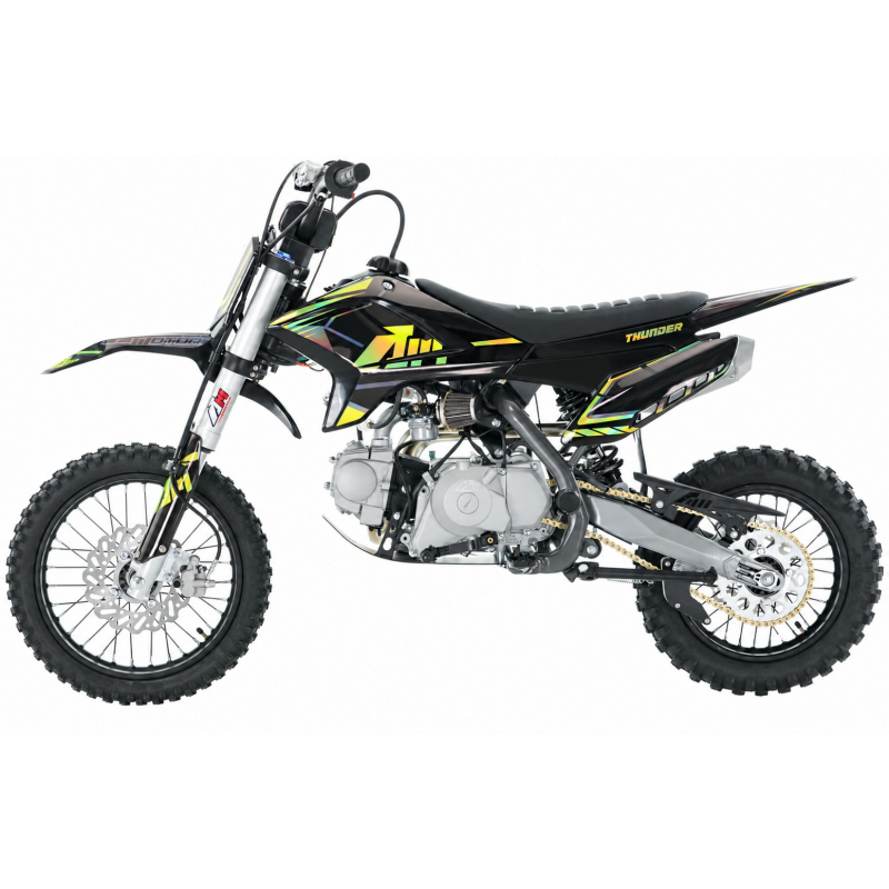 110cc RFN Racing&trade; Thunder Pro Semi Auto Pit Bike 14/12" - Black