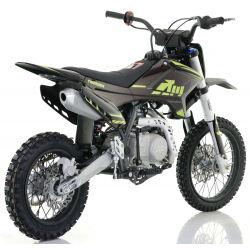 110cc RFN Racing™ Thunder Pro Semi Auto Pit Bike 14/12" - Black