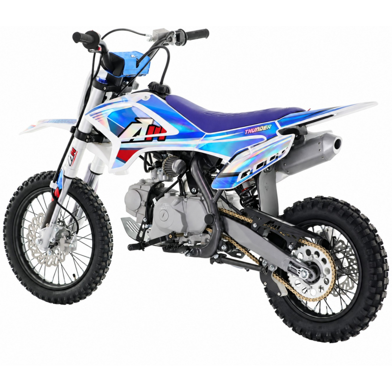 110cc RFN Racing&trade; Thunder Pro Semi Auto Pit Bike 14/12" - Blue