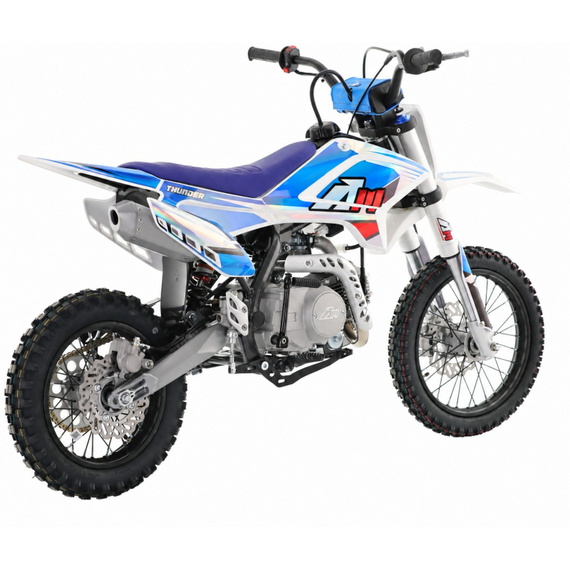 110cc RFN Racing&trade; Thunder Pro Semi Auto Pit Bike 14/12" - Blue