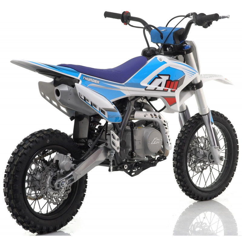 110cc RFN Racing™ Thunder Pro Semi Auto Pit Bike 14/12" - Blue