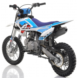 110cc RFN Racing™ Thunder Pro Semi Auto Pit Bike 14/12" - Blue