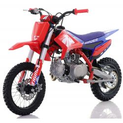 110cc RFN Racing™ Thunder Pro Semi Auto Pit Bike 14/12" - Red & Blue