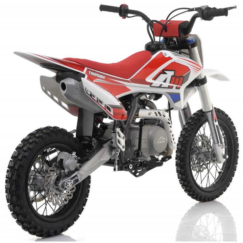 110cc RFN Racing™ Thunder Pro Semi Auto Pit Bike 14/12" - Red