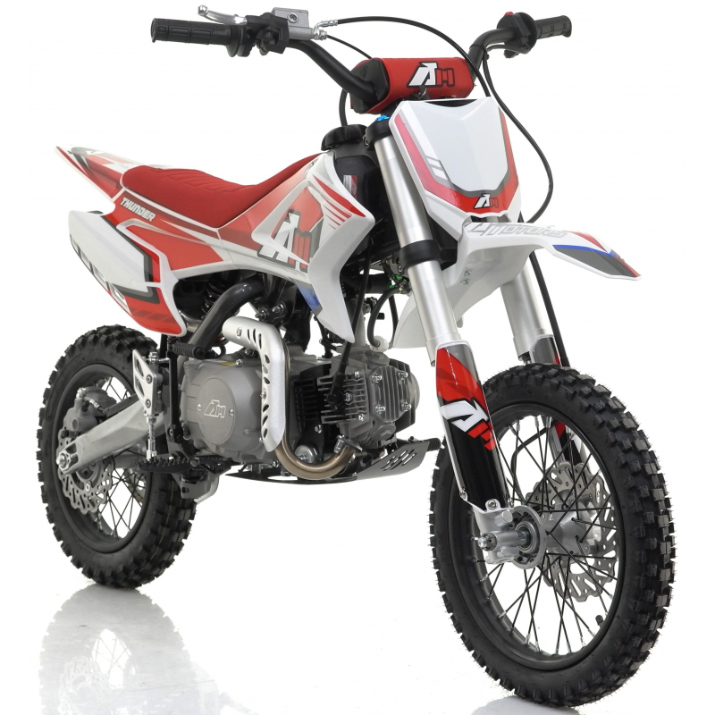 110cc RFN Racing™ Thunder Pro Semi Auto Pit Bike 14/12" - Red