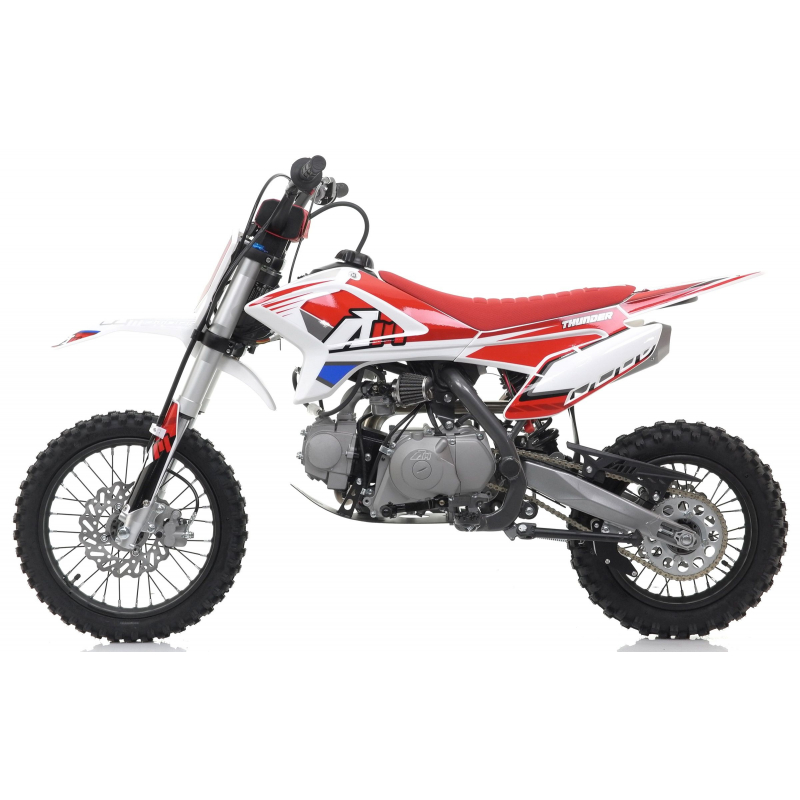 110cc RFN Racing™ Thunder Pro Semi Auto Pit Bike 14/12" - Red