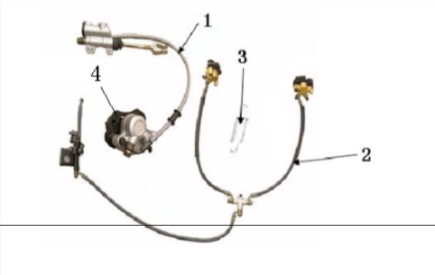 125cc Rear Brake Assembly