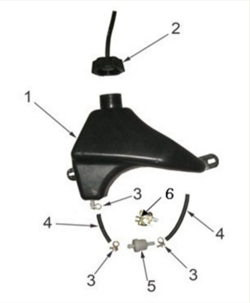 125cc Fuel Tanks Parts