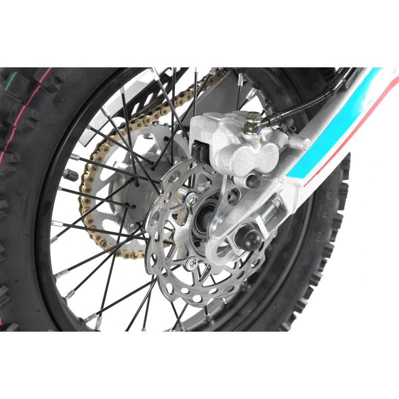 125cc RFN Thunder Dirt Bike - Big Wheel - 17"/14" - Blue