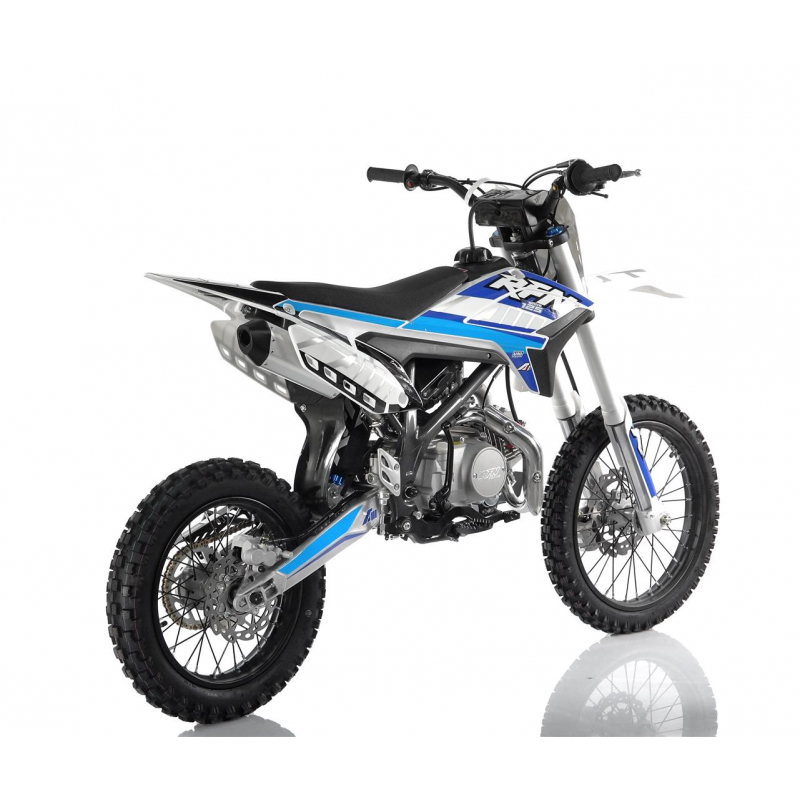 125cc RFN Thunder Dirt Bike - Big Wheel - 17"/14" - Blue