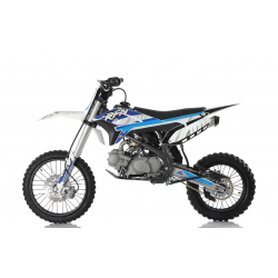 125cc RFN Thunder Dirt Bike - Big Wheel - 17"/14" - Blue