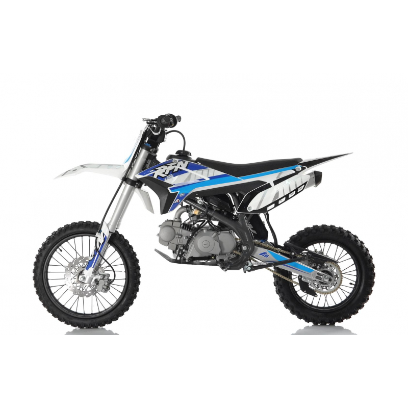 125cc RFN Thunder Dirt Bike - Big Wheel - 17"/14" - Blue