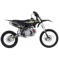 140cc RFN Thunder Dirt Bike - XL Wheel - 19"/16" - Black