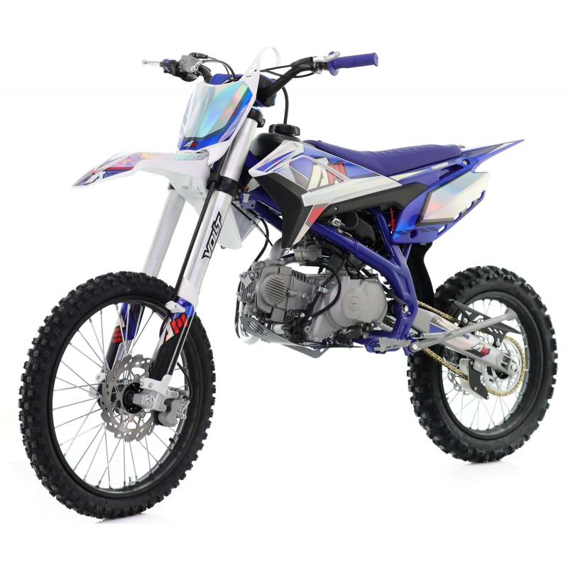 140cc RFN Thunder Dirt Bike - XL Wheel - 19"/16" - Blue
