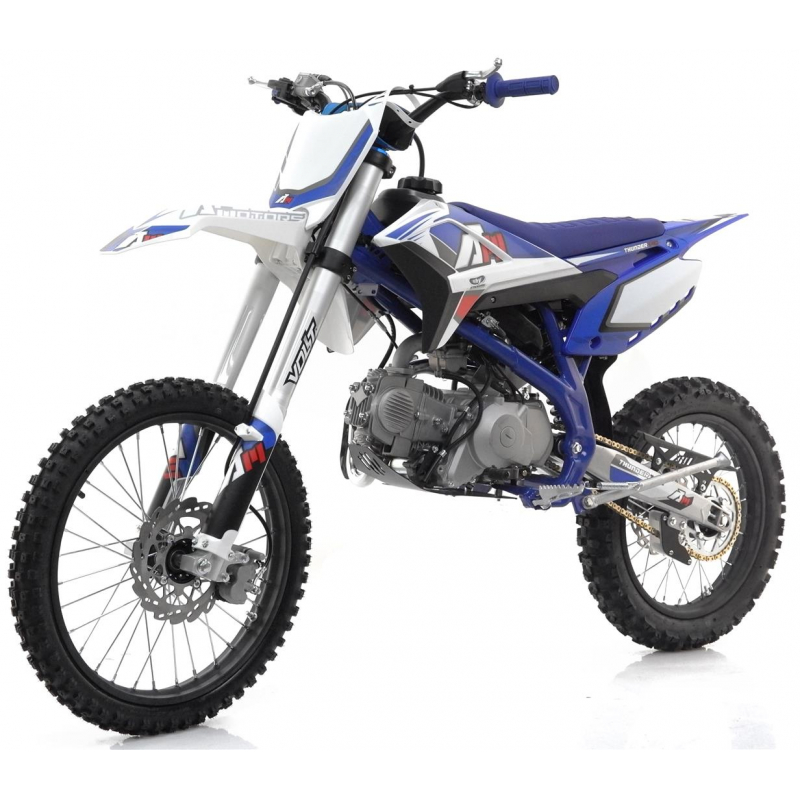 140cc RFN Thunder Dirt Bike - XL Wheel - 19"/16" - Blue