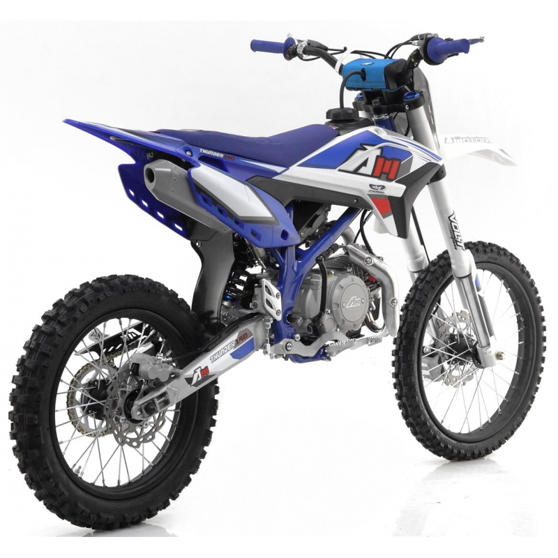 140cc RFN Thunder Dirt Bike - XL Wheel - 19"/16" - Blue