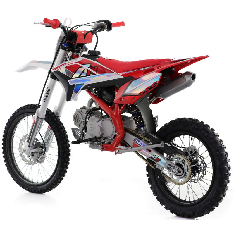 140cc RFN Thunder Dirt Bike - XL Wheel - 19"/16" - Red