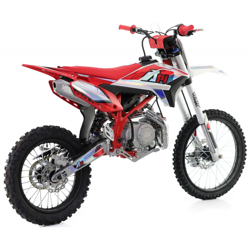 140cc RFN Thunder Dirt Bike - XL Wheel - 19"/16" - Red