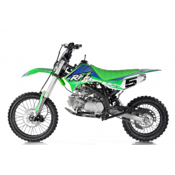 140cc RFZ RACING™ Jaguar Big Wheel 17/14" Dirt Bike - Green