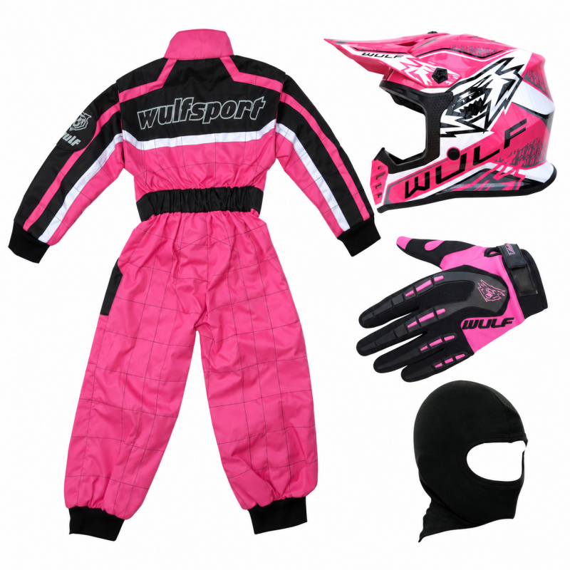Pink Wulfsport Clothing & Helmet Discount Bundle Deal