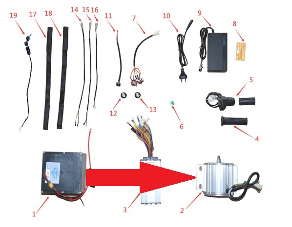 1200w 48v Brushless Motor - 1200w Electric Dirt Bike