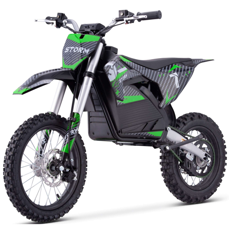 2000w 60v Electric Dirt Bike 14/12 - Green