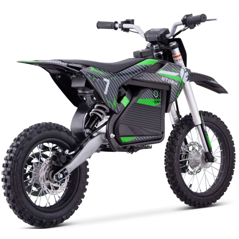 2000w 60v Electric Dirt Bike 14/12 - Green