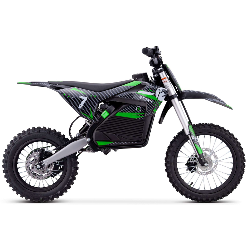 2000w 60v Electric Dirt Bike 14/12 - Green