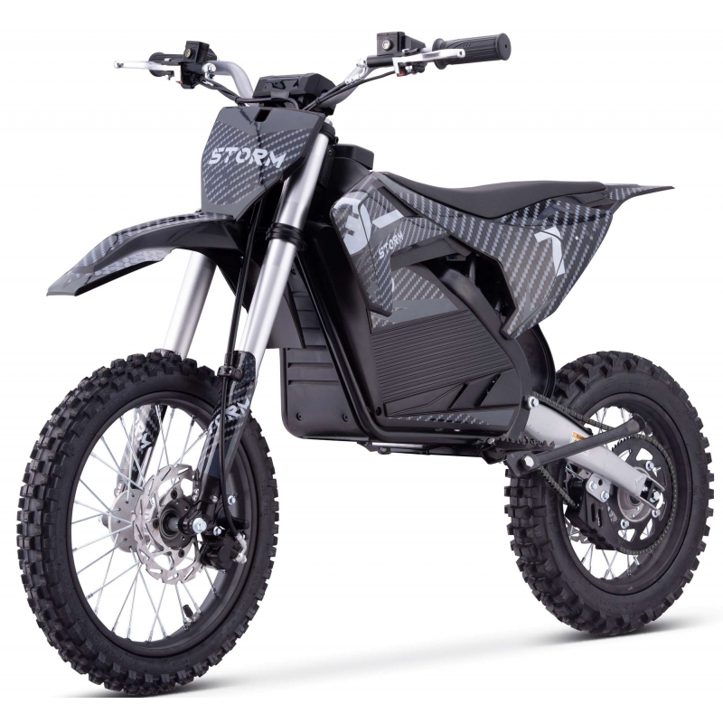 2000w 60v Electric Dirt Bike 14/12 - Grey
