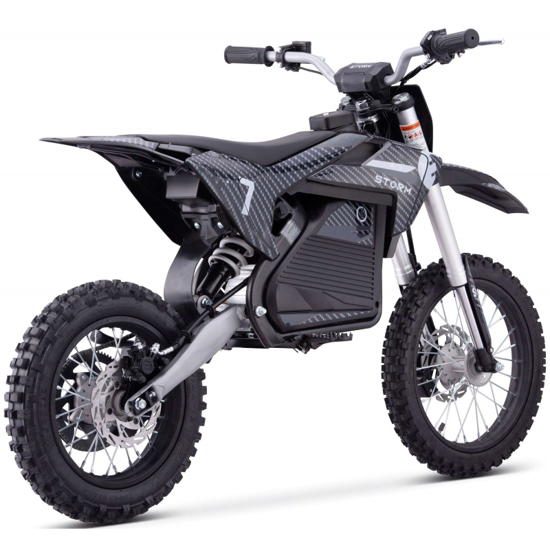 2000w 60v Electric Dirt Bike 14/12 - Grey
