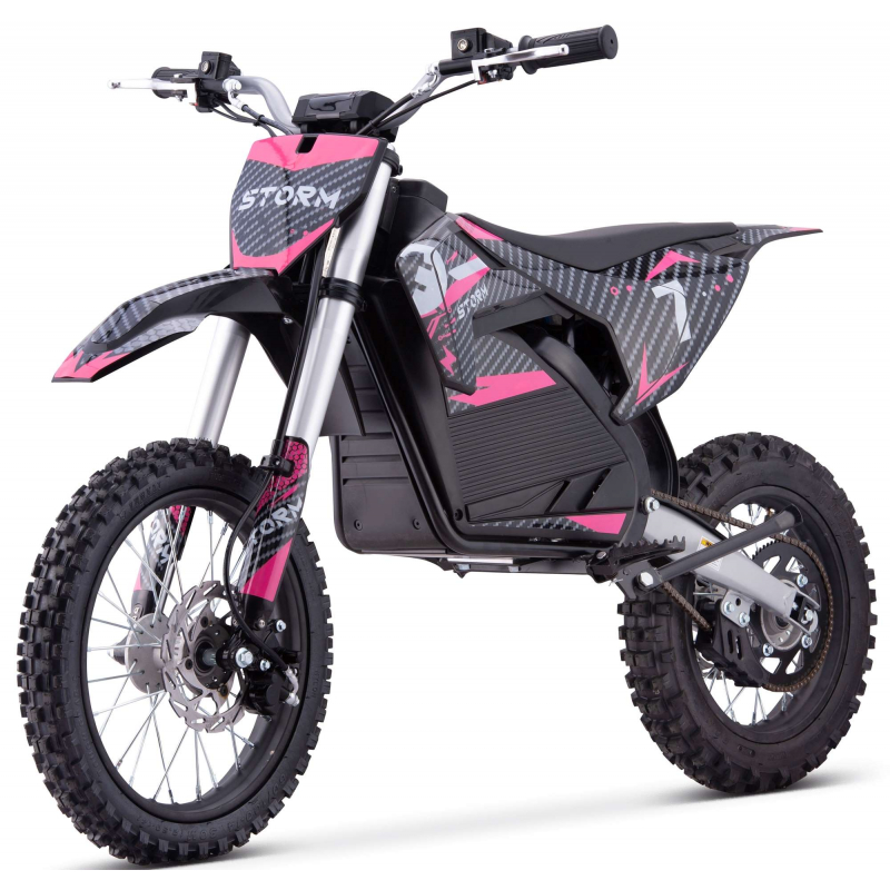 2000w 60v Electric Dirt Bike 14/12 - Pink