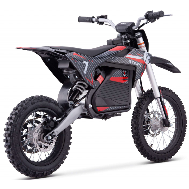 2000w 60v Electric Dirt Bike 14/12 - Red