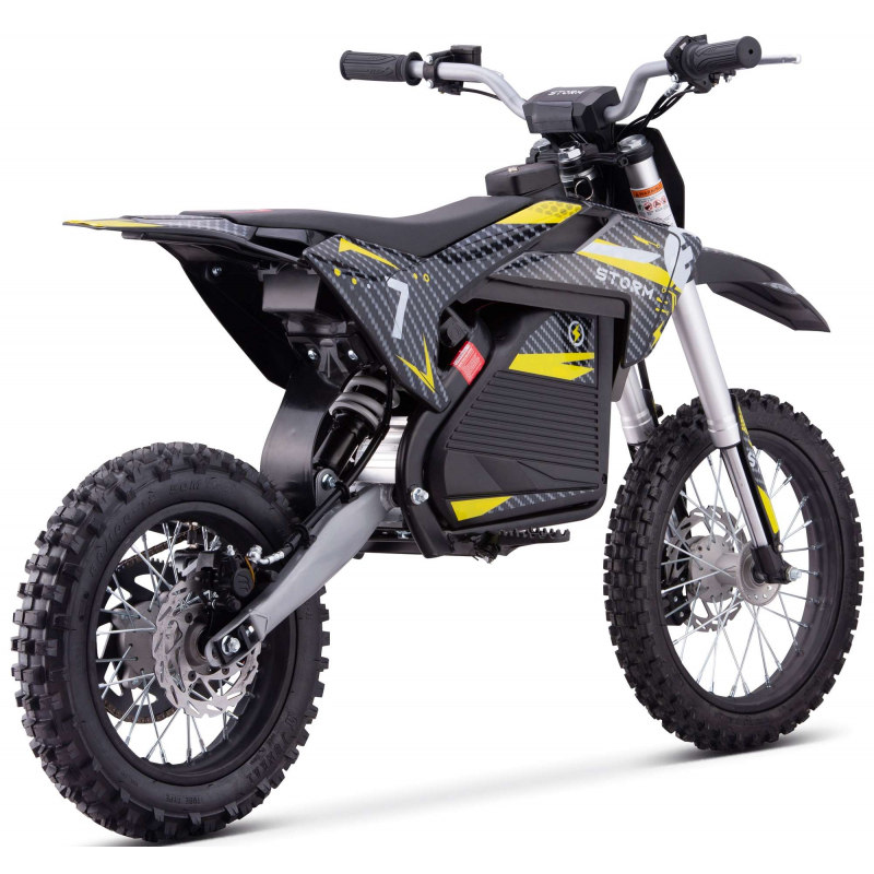 2000w 60v Electric Dirt Bike 14/12 - Yellow