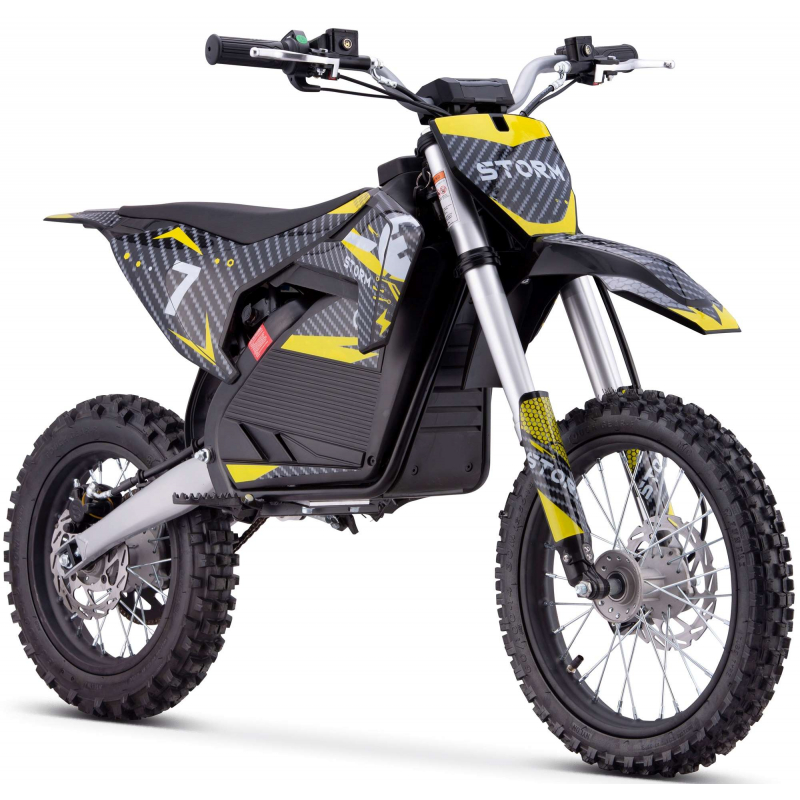 2000w 60v Electric Dirt Bike 14/12 - Yellow