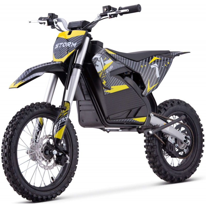 2000w 60v Electric Dirt Bike 14/12 - Yellow