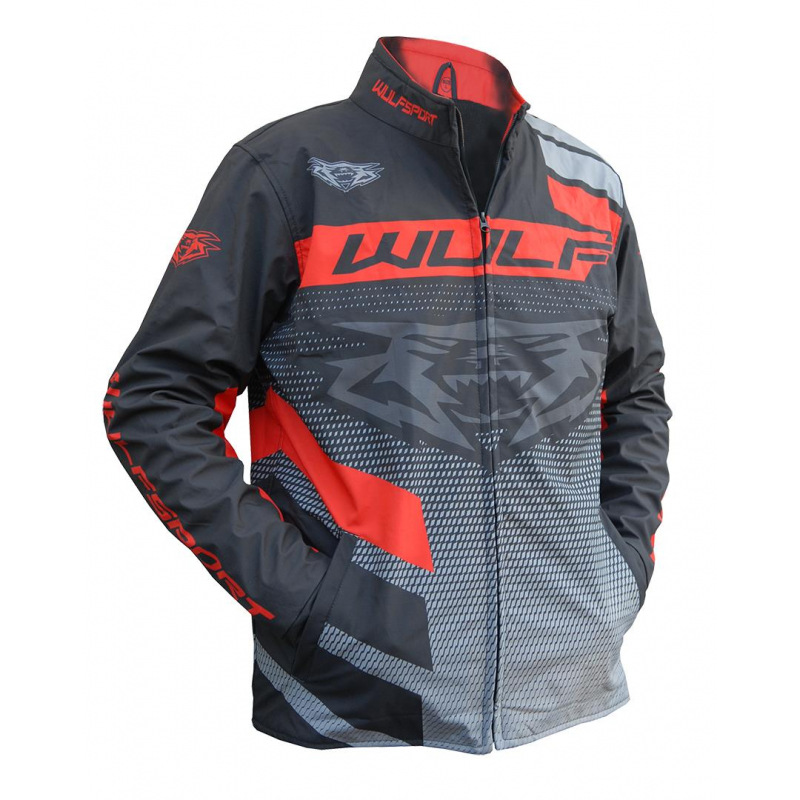 2022 Wulfsport Matrix Kids Race Jacket - Red