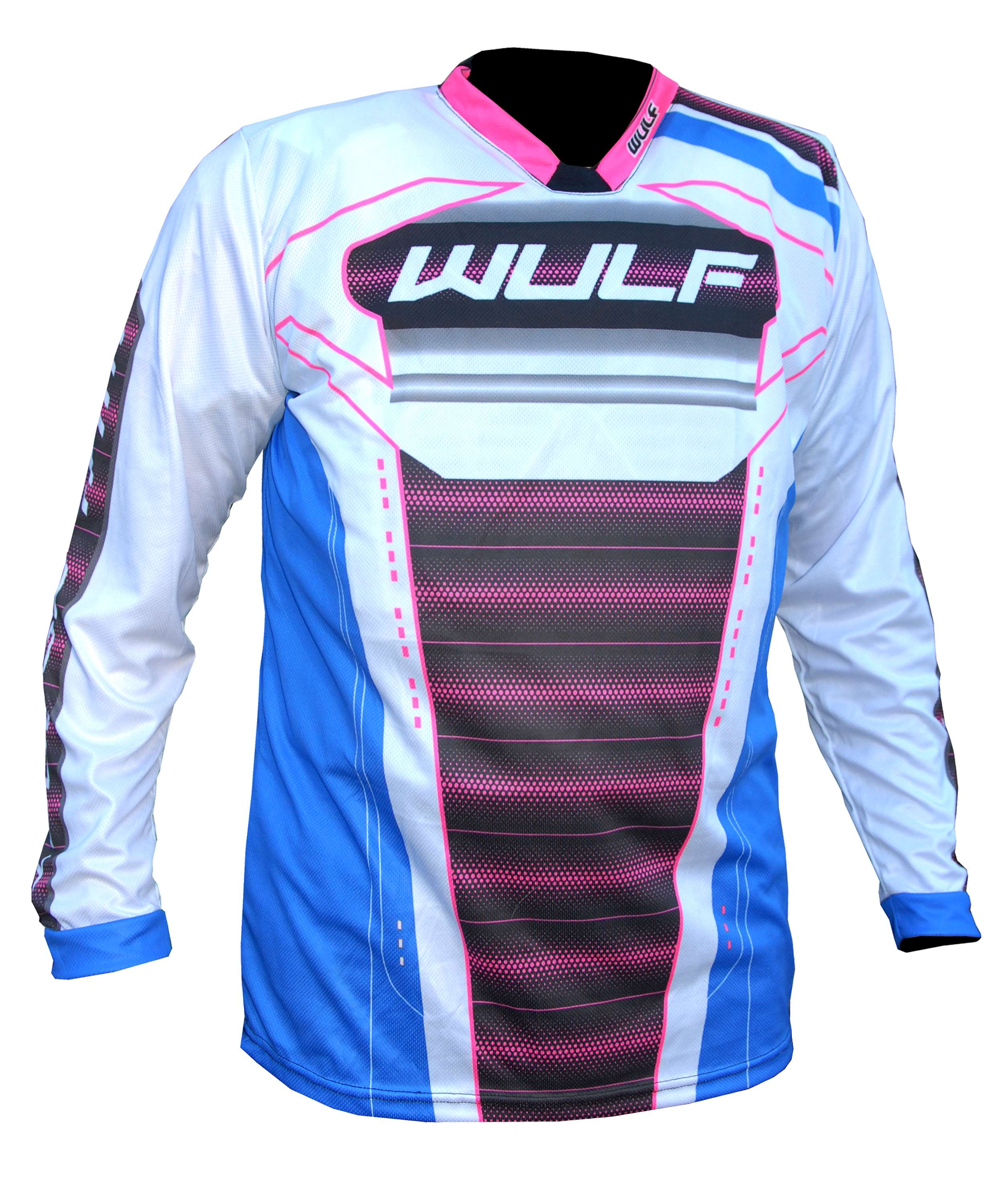 2024 Wulfsport Corsair Adults Race Shirt - Pink / Blue