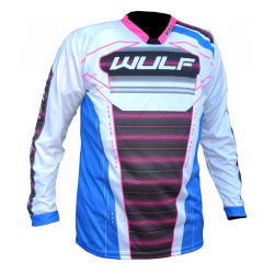 2024 Wulfsport Corsair Adults Race Shirt - Pink / Blue