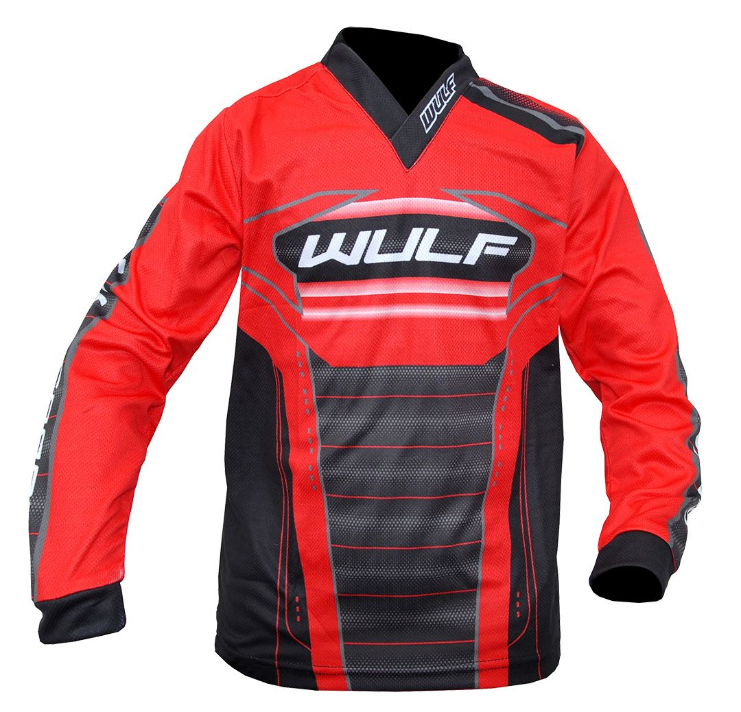 2024 Wulfsport Corsair Kids Race Shirt - Red